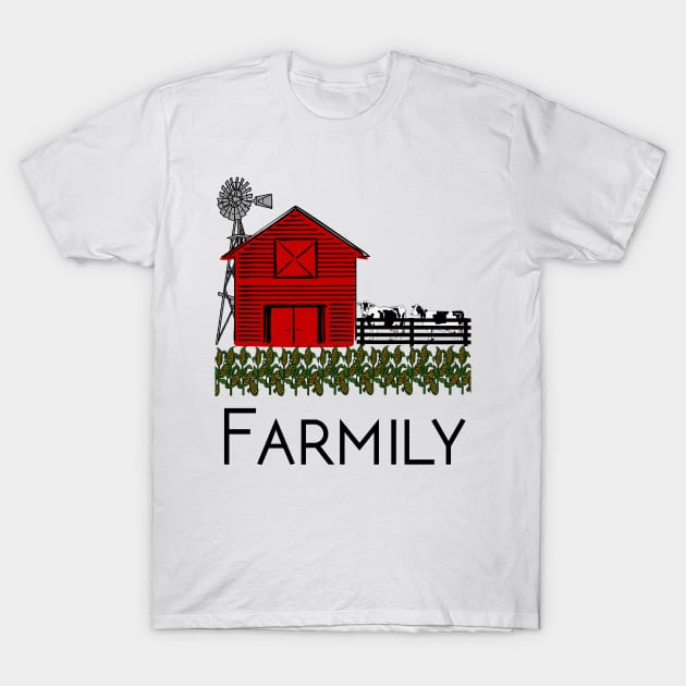 Farmily - Farm Family T-Shirt by TripleTreeAdv